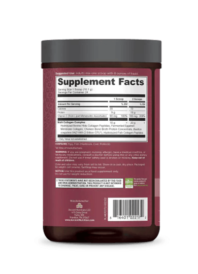 Ancient Nutrition Multi Collagen Protein Unflavoured 235g - Five Natural