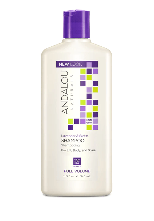 Andalou Naturals Shampoo Lavender & Biotin Full Volume 340mL - Five Natural