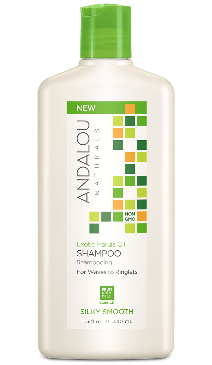 Andalou Naturals Shampoo Marula Oil 340mL - Five Natural