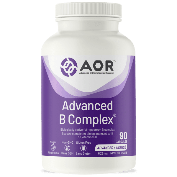 AOR Advanced B Complex 90 Capsules - Five Natural