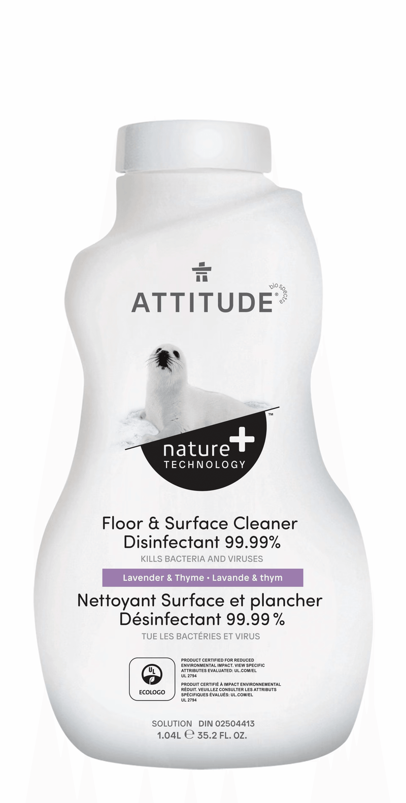 Attitude Floor Cleaner Disinfectant 99.99% 1L - Five Natural