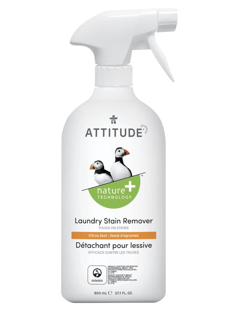 Attitude Laundry Stain Remover Citrus Zest 800mL - Five Natural