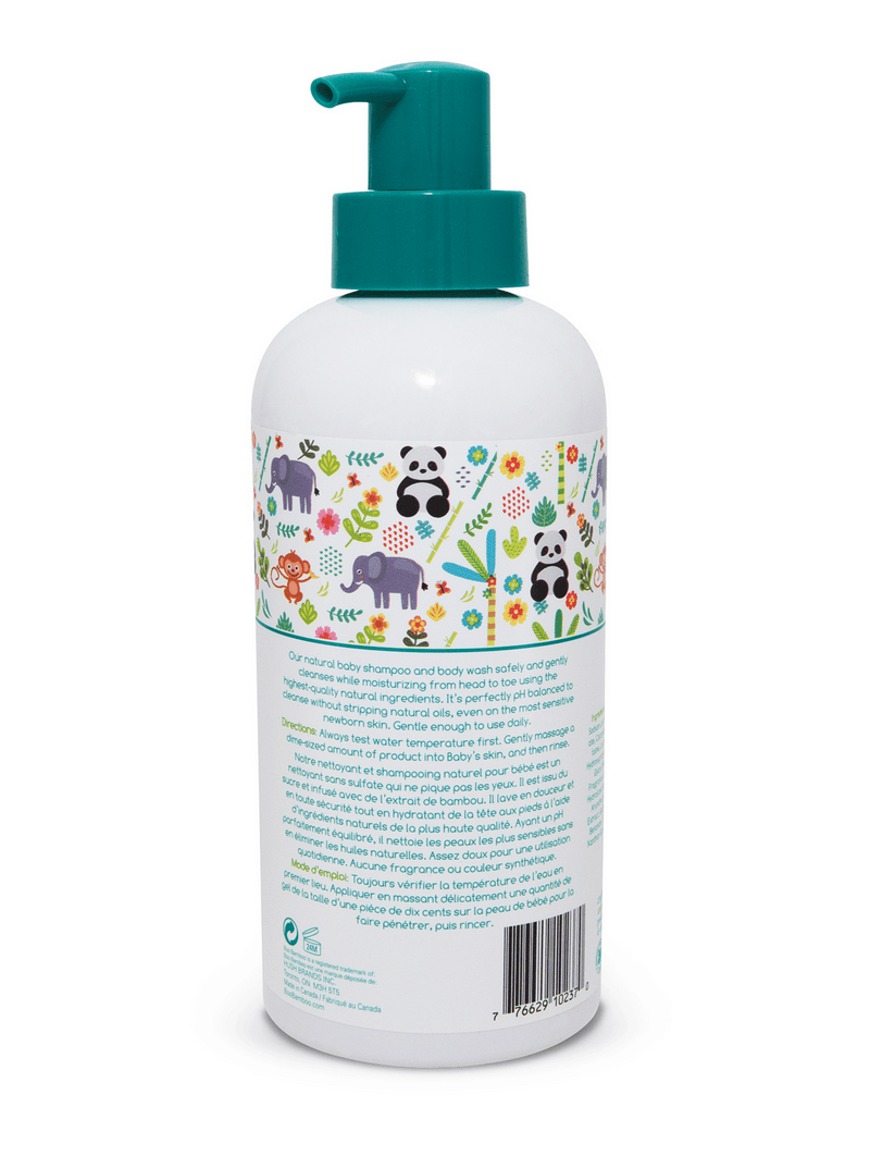 Boo Bamboo Baby Boo Natural Shampoo Body Wash 600ml - Five Natural