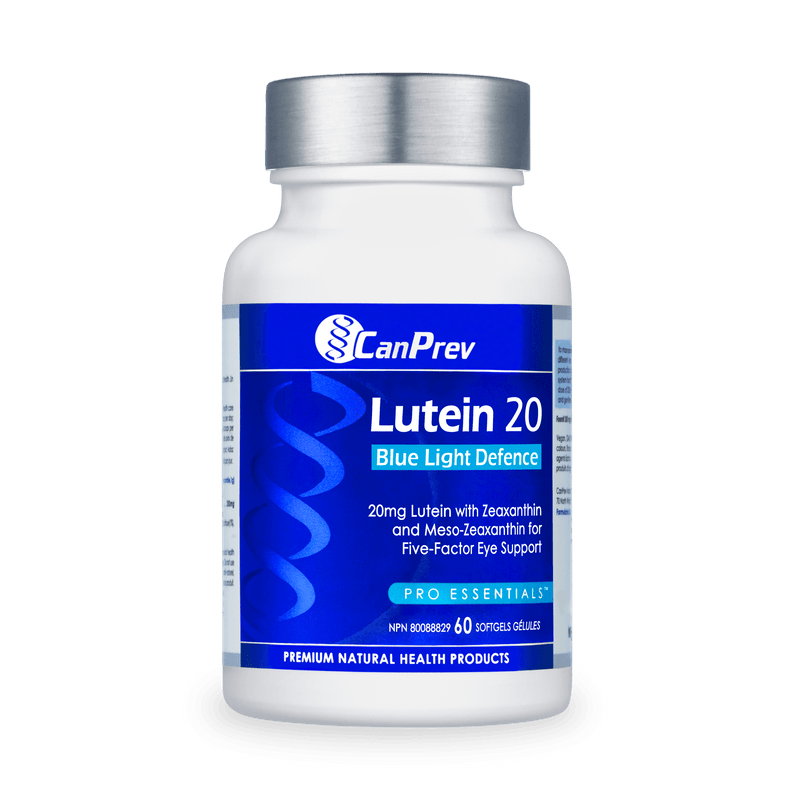 CanPrev Lutein 20 Blue Light Defence 60 Softgels - Five Natural