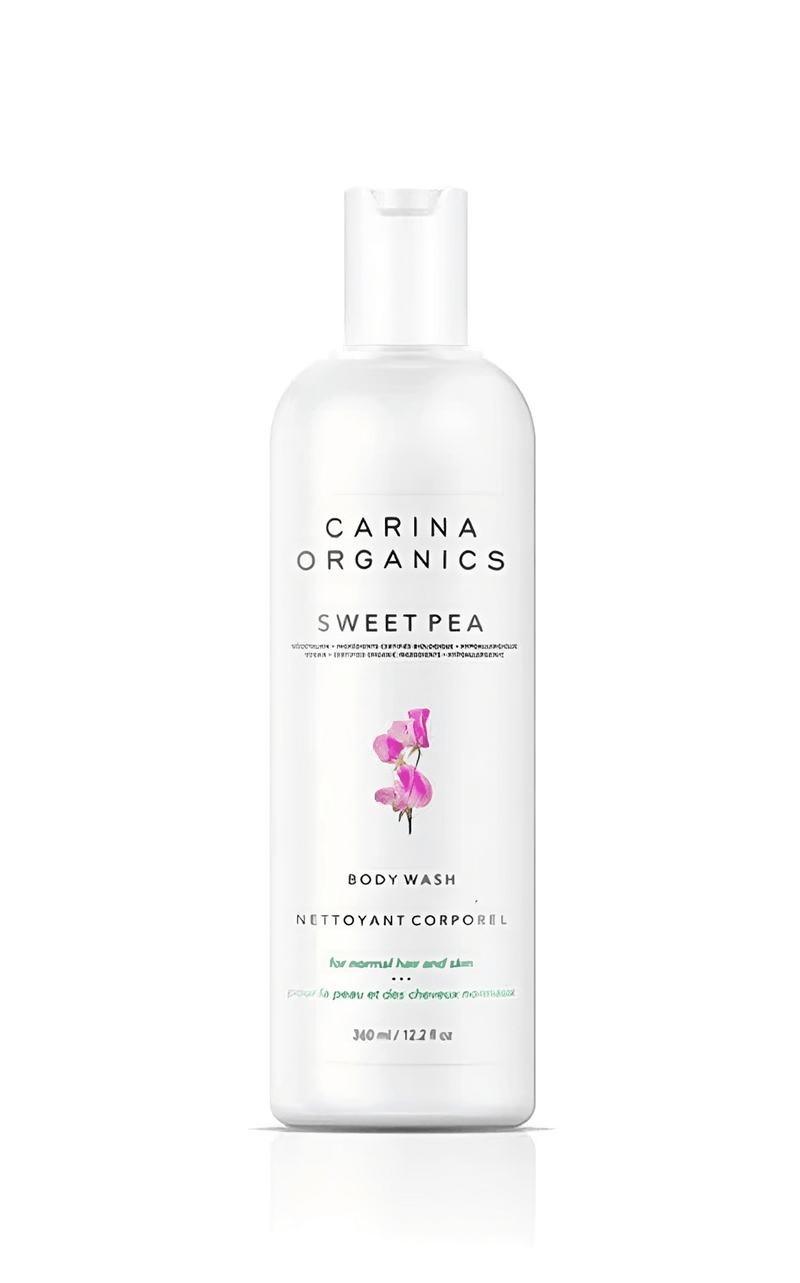 Carina Organics Sweet Pea Body Wash 360ml - Five Natural