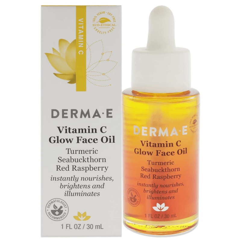 Derma E Vitamin C Glow Face Oil 30ml - Five Natural