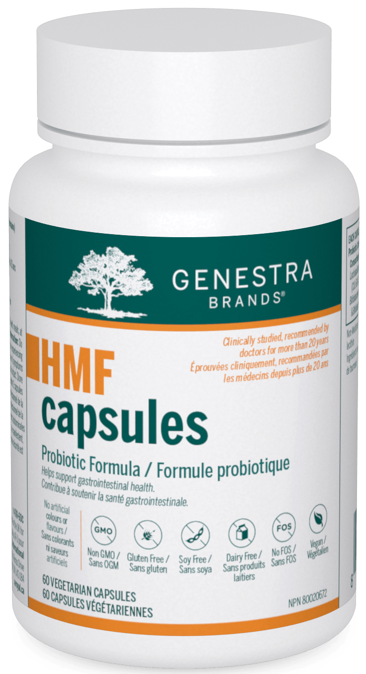 Genestra HMF Capsules Probiotic Formula 60 Veg Capsules - Five Natural