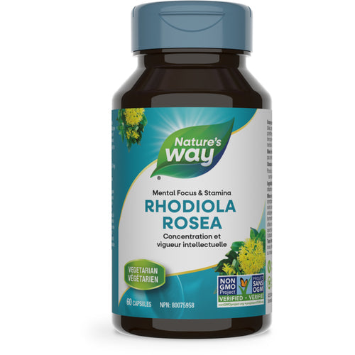 Nature's Way Rhodiola Rosea 60 Capsules