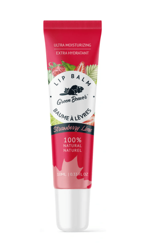 Green Beaver Lip balm Strawberry Lime 10mL - Five Natural