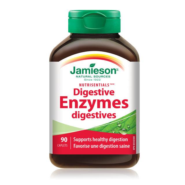 Jamieson Nutrisentials Digestive Enzymes 90 Caplets - Five Natural