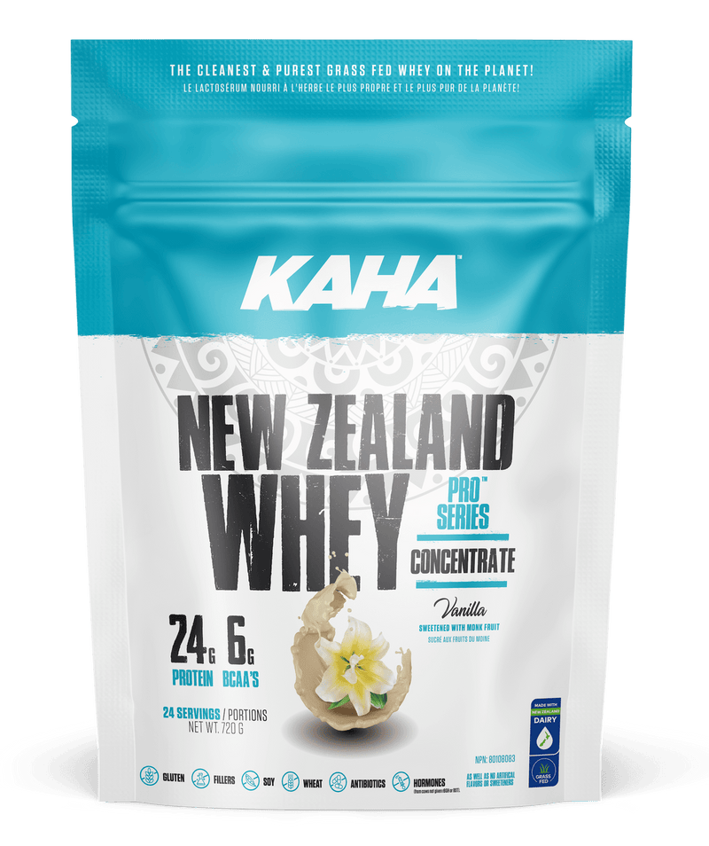 Kaha NZ Whey Concentrate Vanilla 720g - Five Natural