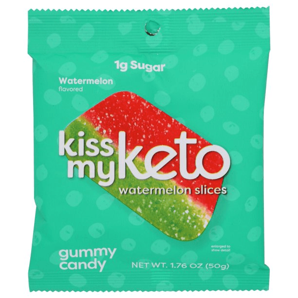 Kiss My Keto Gummies - Watermelon Slices 50g - Five Natural