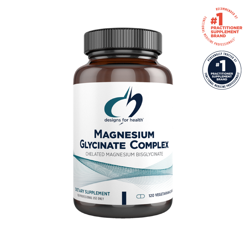 Designs for Health Magnesium Glycinate Complex 120 Capsules