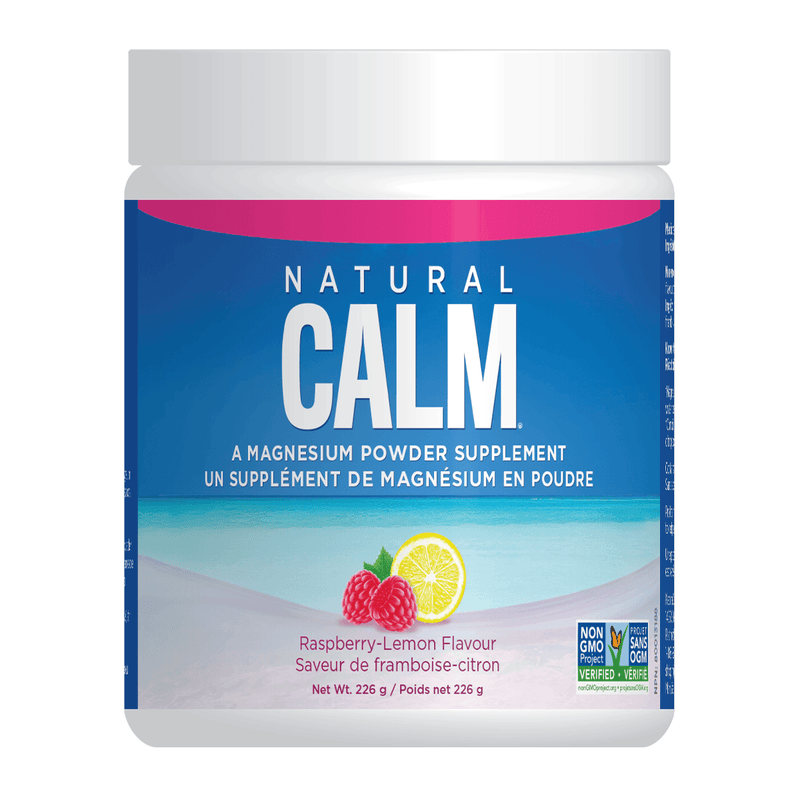 Natural Calm Magnesium Raspberry Lemon 226g - Five Natural