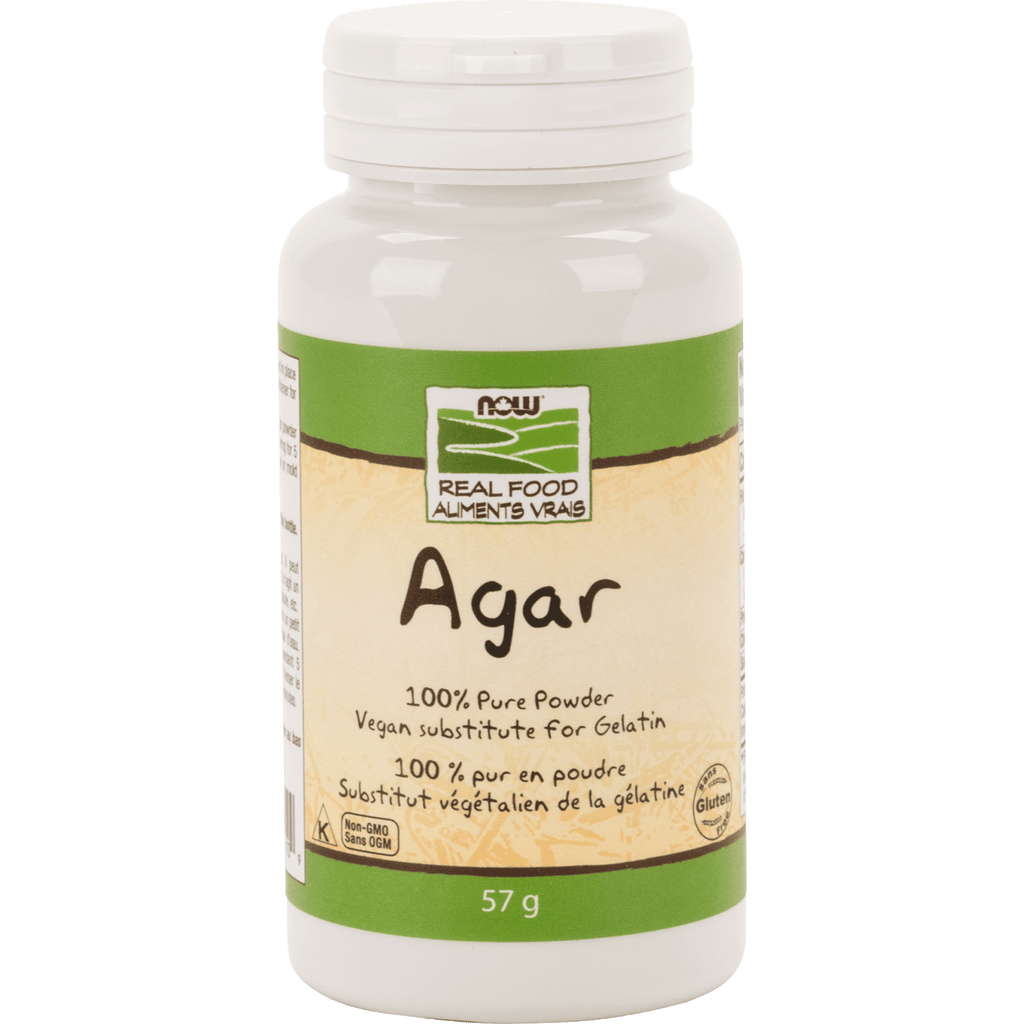 KGC Shop NOW FOODS Agar Powder - 57g - polvere di Agar Agar (gelatina  vegetale)