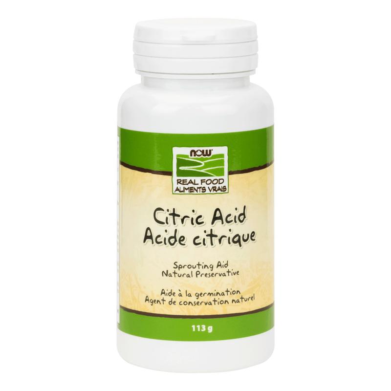 NOW Citric Acid 113g - Five Natural