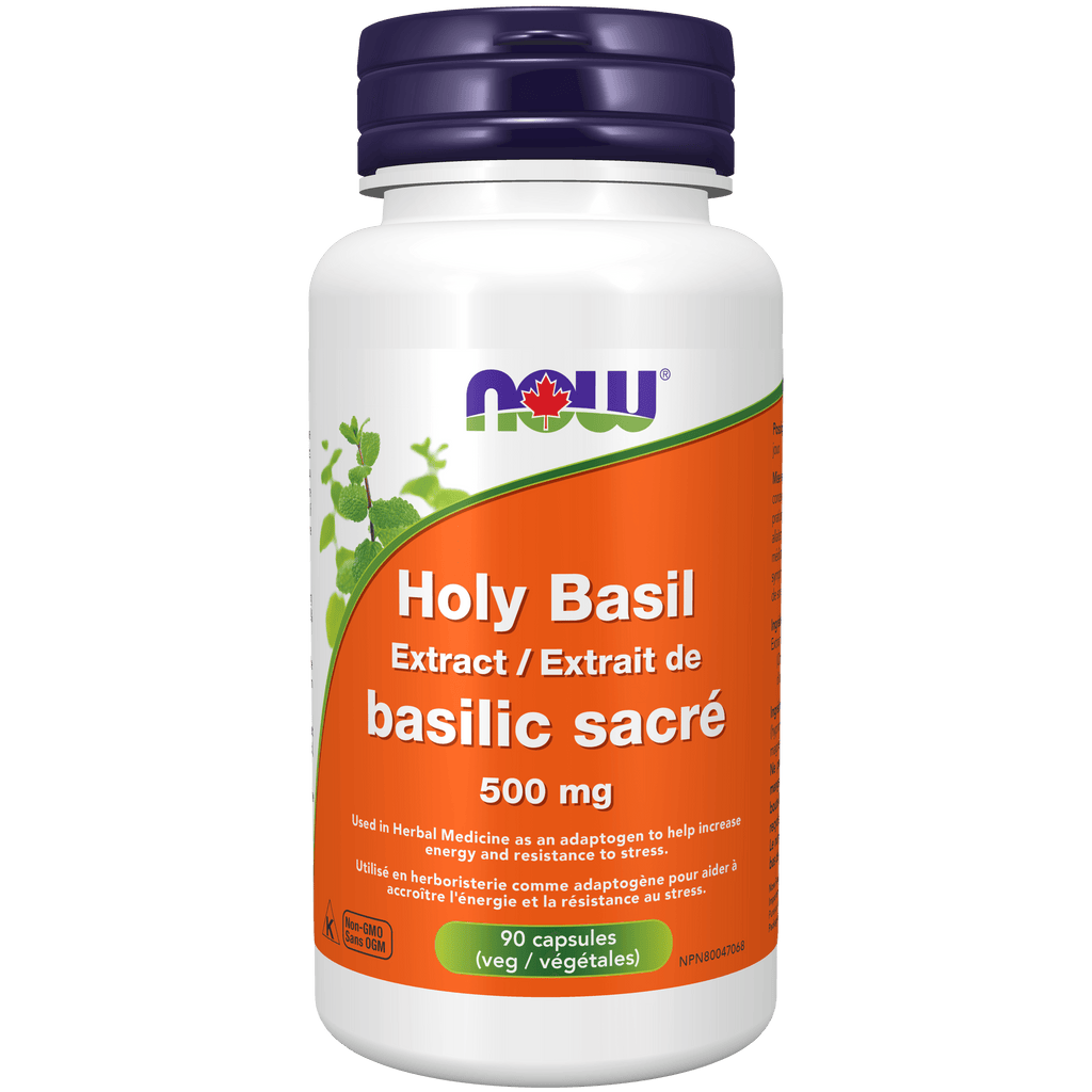 NOW Holy Basil 500mg 90 Veg Capsules