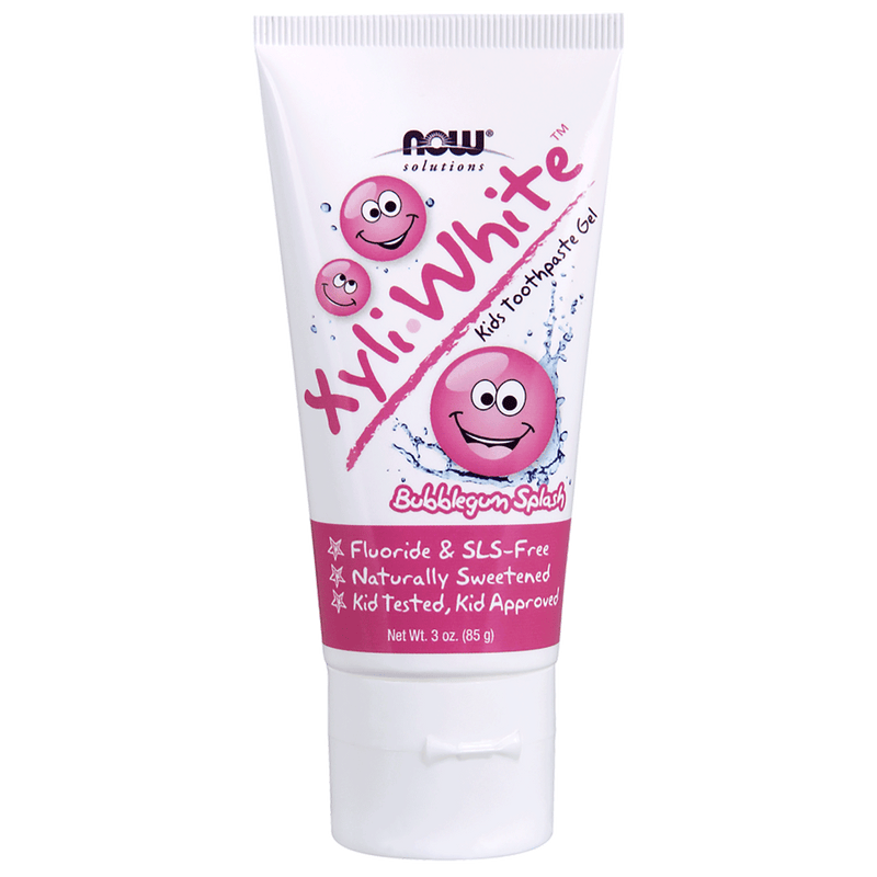 NOW Kids Xyliwhite Bubblegum Splash Toothpaste Gel 85g - Five Natural