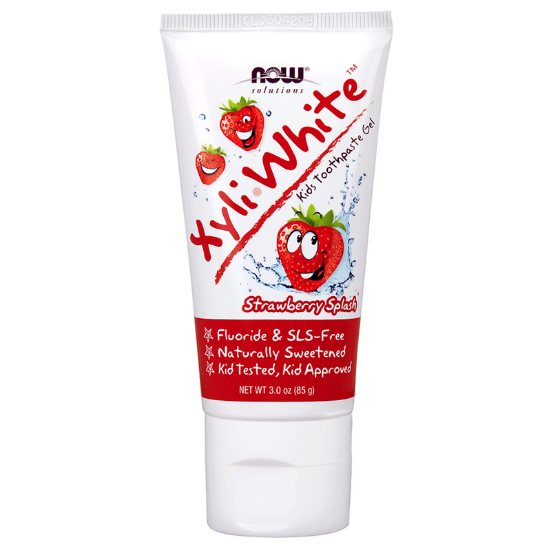 NOW Kids Xyliwhite Strawberry Splash Toothpaste Gel 85g - Five Natural