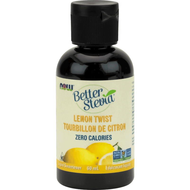 NOW Stevia Liquid Extract (Lemon Twist) 60mL - Five Natural