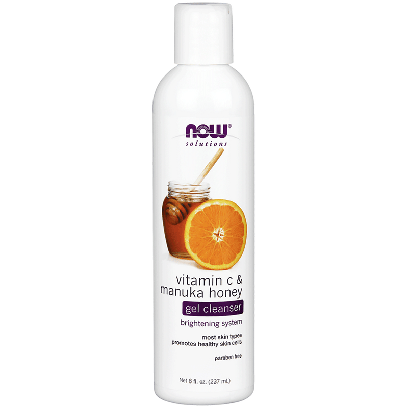 NOW Vitamin C & Manuka Honey Cleanser 237mL - Five Natural