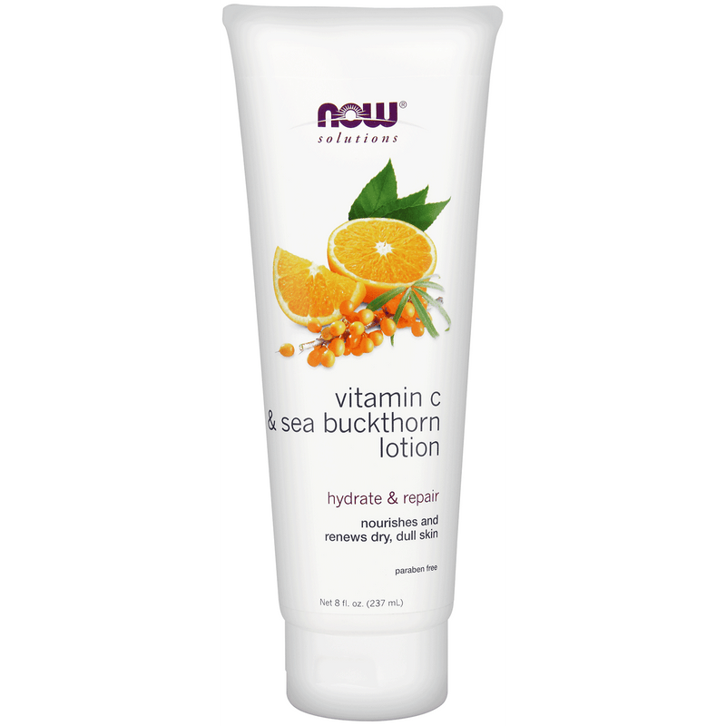 NOW Vitamin C & Sea Buckthorn Lotion 237mL - Five Natural