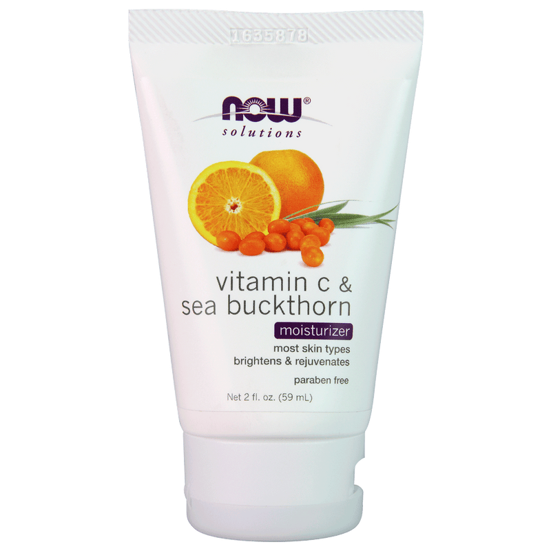 NOW Vitamin C & Sea Buckthorn Moisturizer 59mL - Five Natural