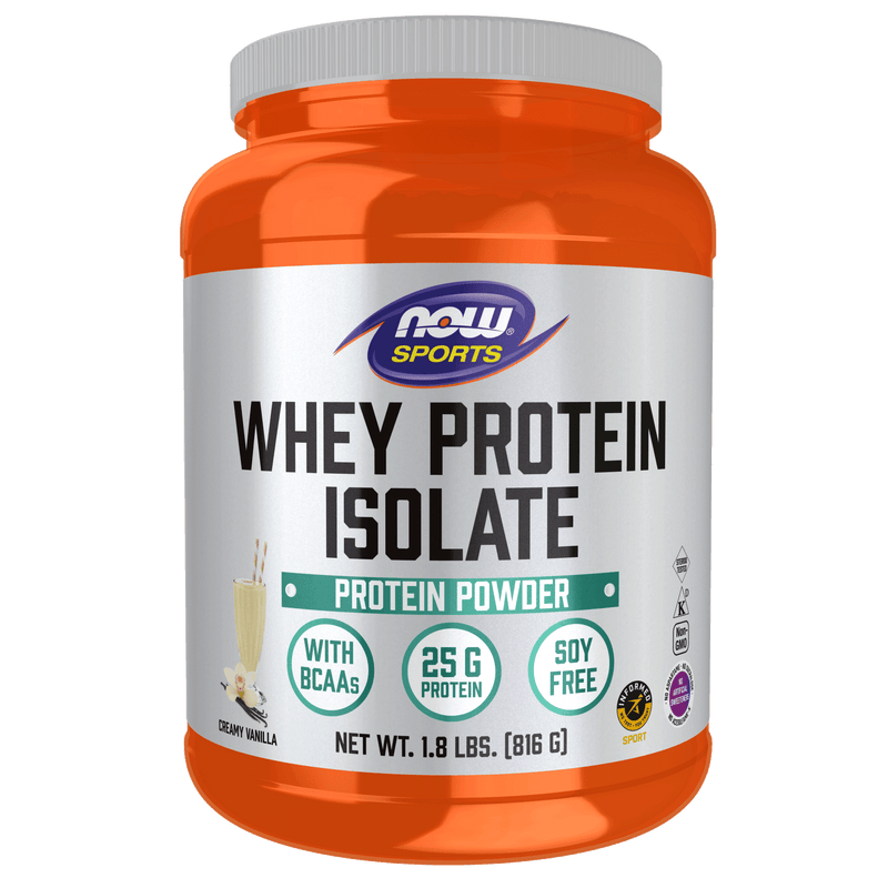 NOW Whey Isolate Vanilla 816g - Five Natural