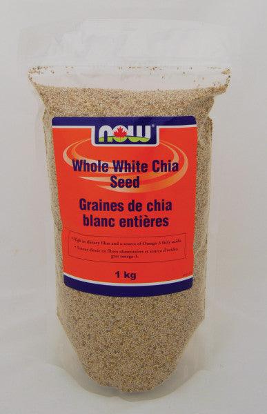 NOW Whole White Chia Seed 1kg - Five Natural