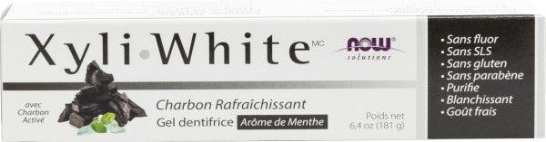 NOW Xyliwhite Charcoal Refresh - Mint Toothpaste 181g - Five Natural