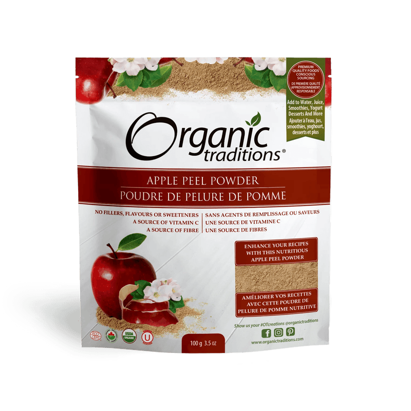 Organic Traditions Apple Peel Powder 100g - Five Natural