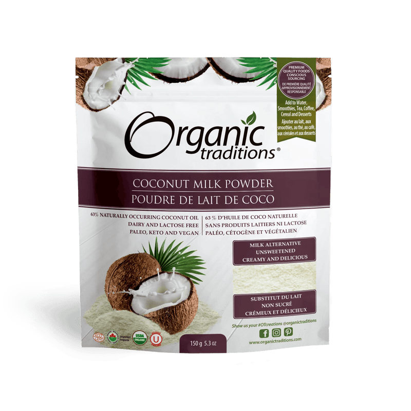 Genuine Coconut Lait de Coco en Poudre Biologique 150G – Green