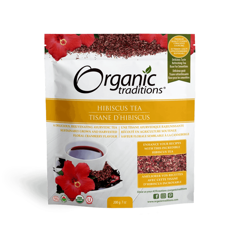 Organic Traditions Hibiscus Tea 200g - Five Natural