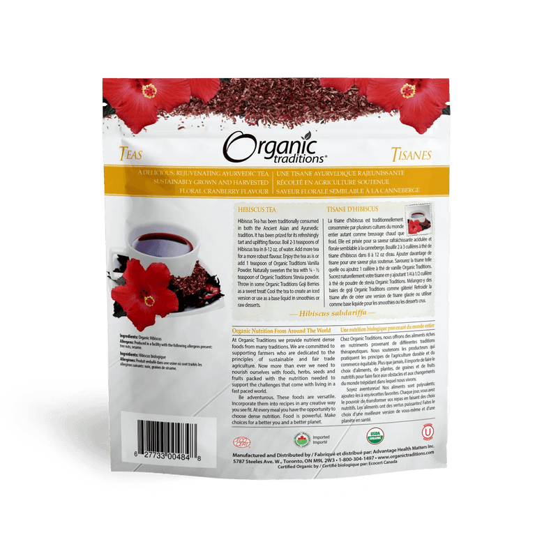 Organic Traditions Hibiscus Tea 200g - Five Natural