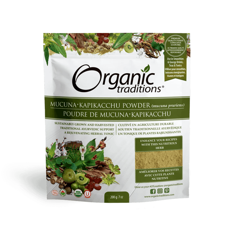 Organic Traditions Kapikacchu Powder (Mucuna) 200g - Five Natural