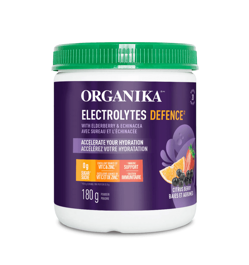 Organika Electrolytes Defence with Elderberry & Citrus Berry 180g - Five Natural