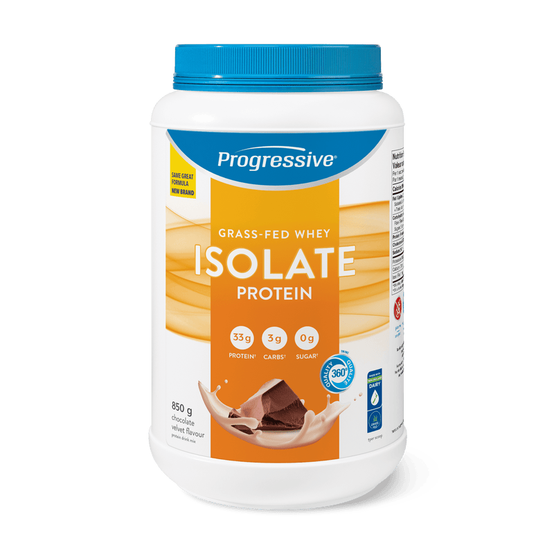 Progressive Grass Fed Whey Isolate - Chocolate 850g Powder - Five Natural