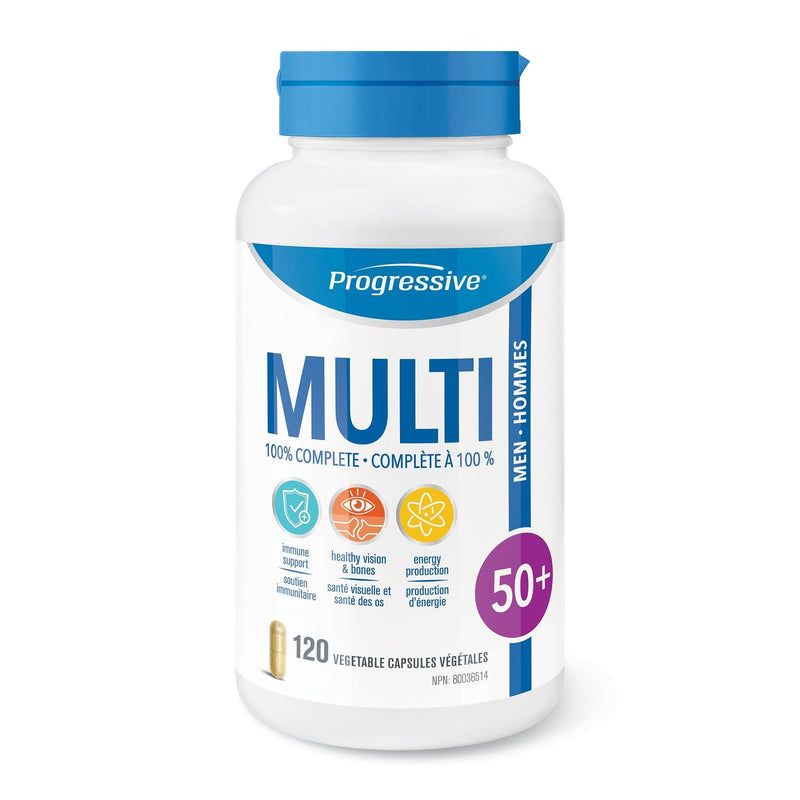 Progressive Multi For Men 50+ 120 Capsules - Five Natural