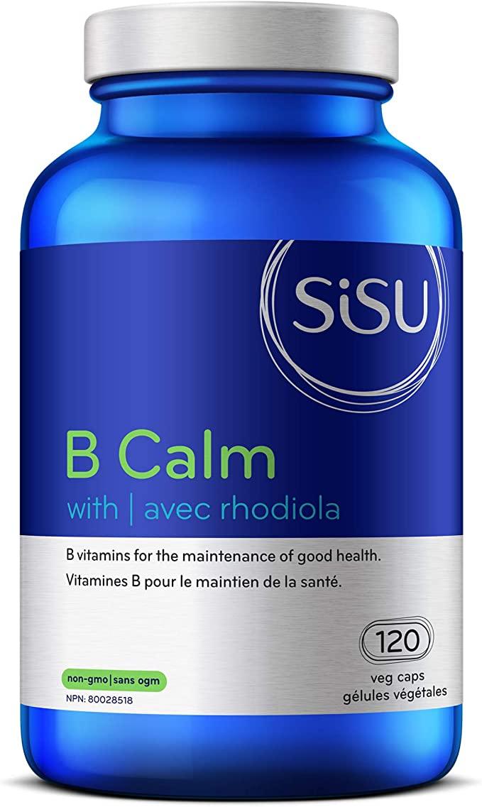 Sisu B Calm with Rhodiola 250mg 120 Veg Capsules - Five Natural