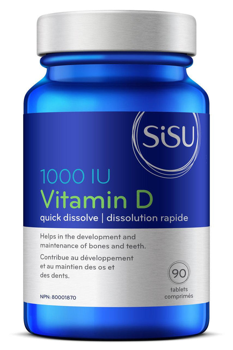 Sisu Vitamin D3 1000IU 90 Tablets - Five Natural