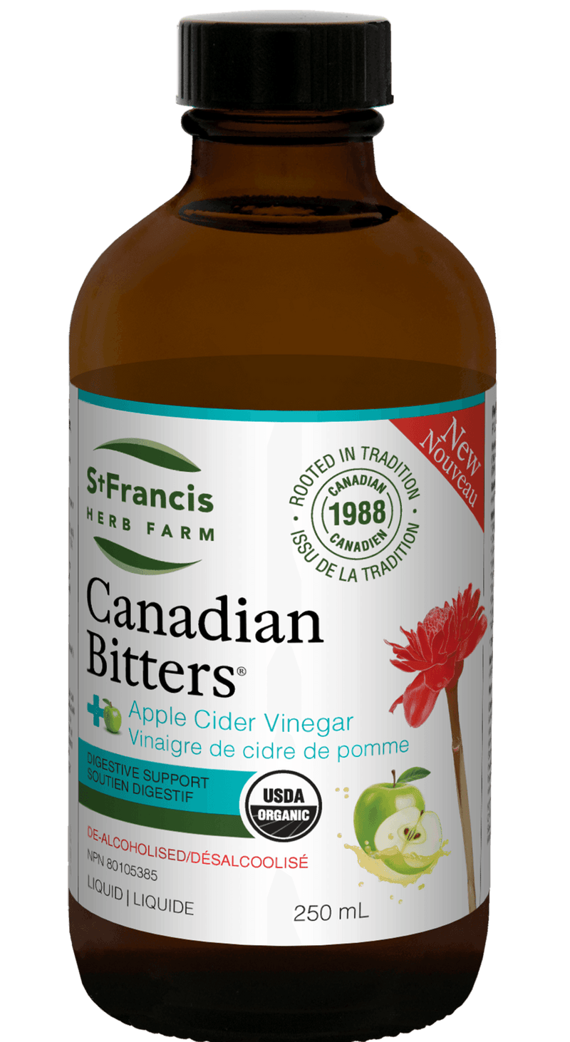 St. Francis Canadian Bitters® + Apple Cider Vinegar 250mL - Five Natural